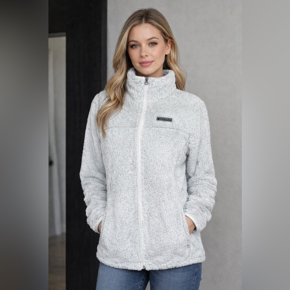 Columbia Cloudy Day Fleece Full Zip Jacket - Size M
